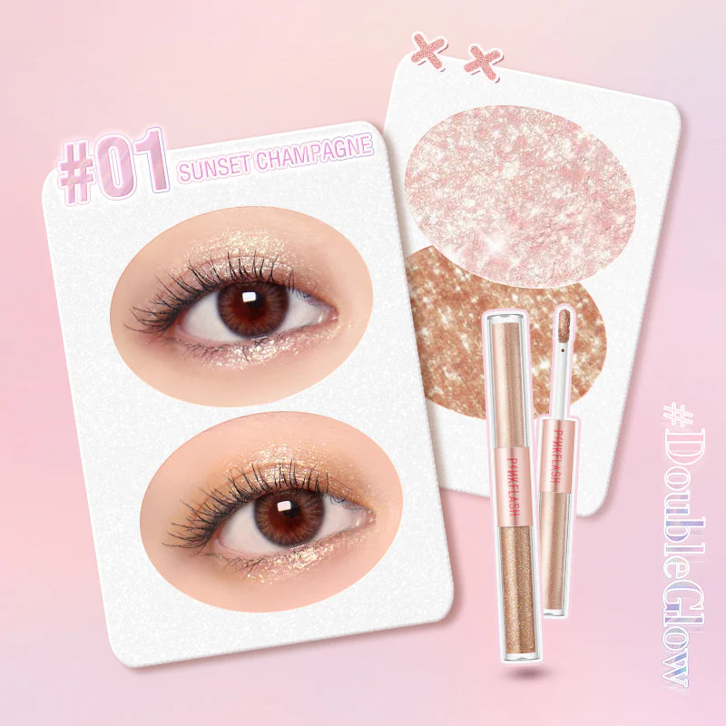 PINKFLASH - 2 in 1 All Glow Liquid Eyeshadow