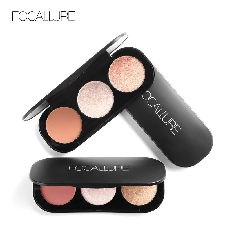 FOCALLURE - Blusher & Highlighter palette