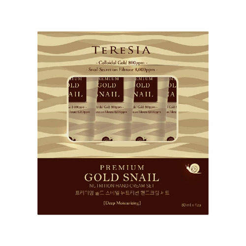 GOLD ENERGY SNAIL SYNERGY - Premium Gold Snail Nutrition Hand Cream Set