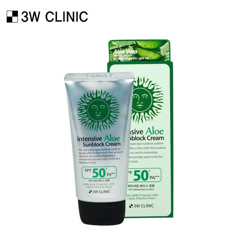 3W CLINIC - Intensive Aloe UV Sunblock Cream