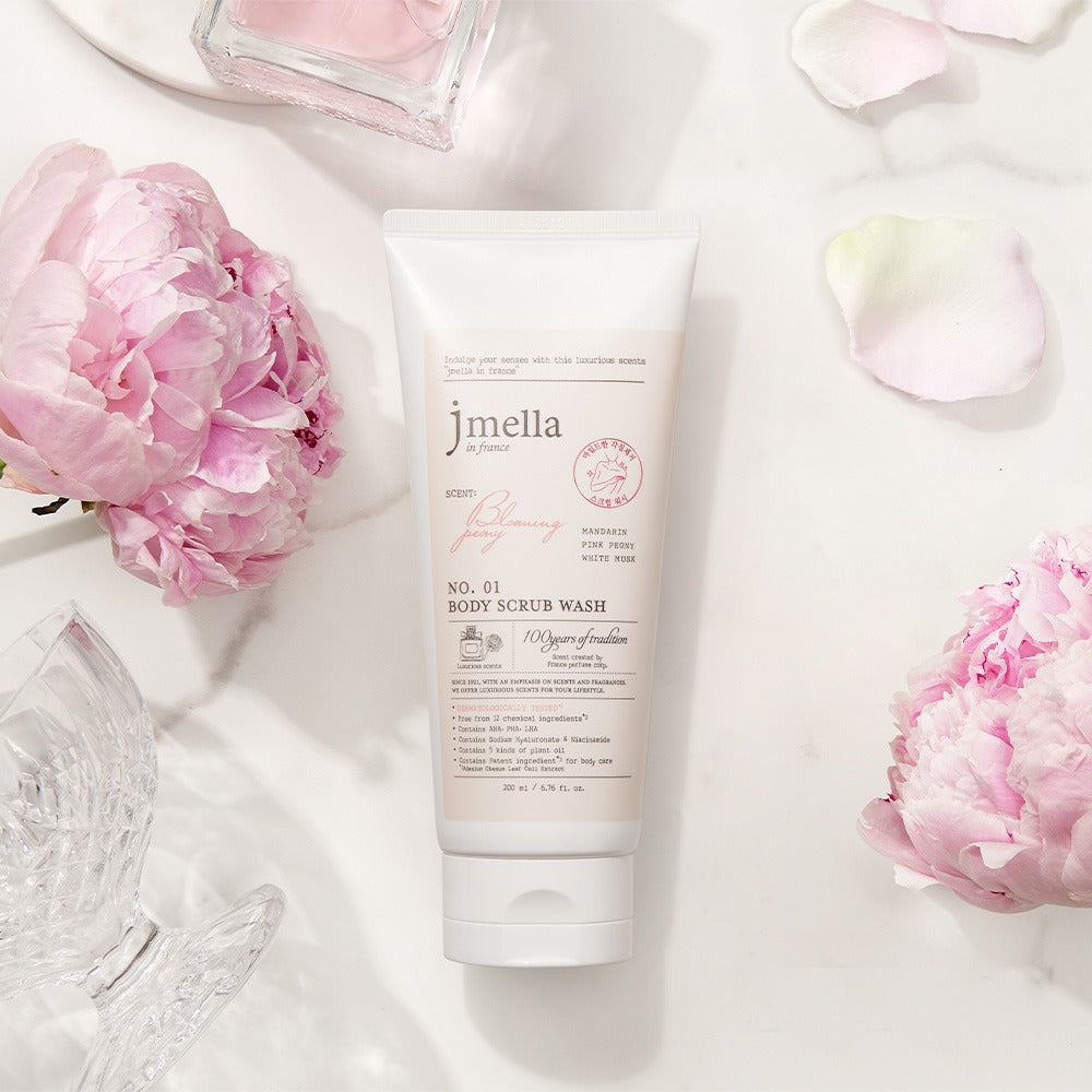 JMELLA IN FRANCE - Blooming Peony Body Scrub Wash