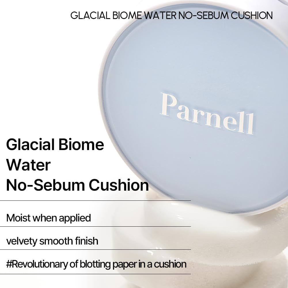 PARNELL - Glacial Biome Water No-Sebum Cushion