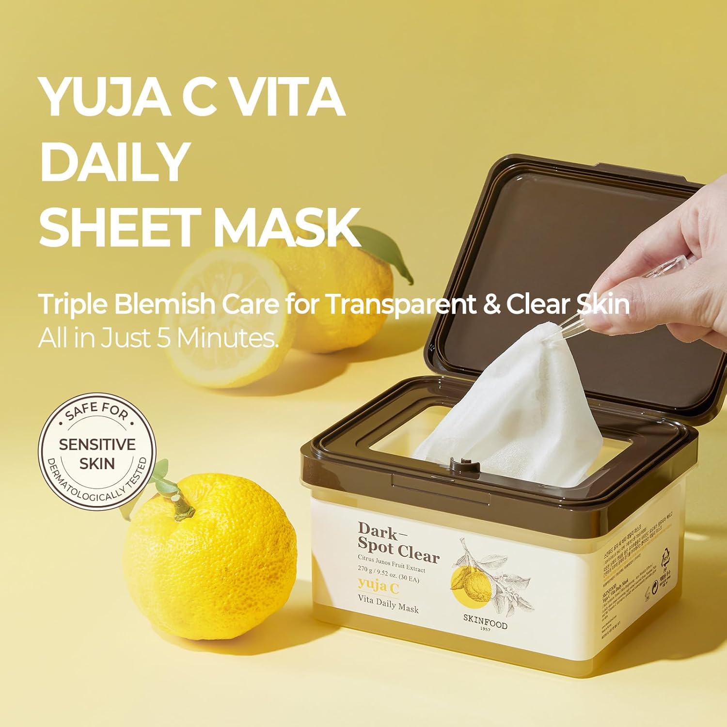 SKINFOOD - Yuja C Vita Daily Mask