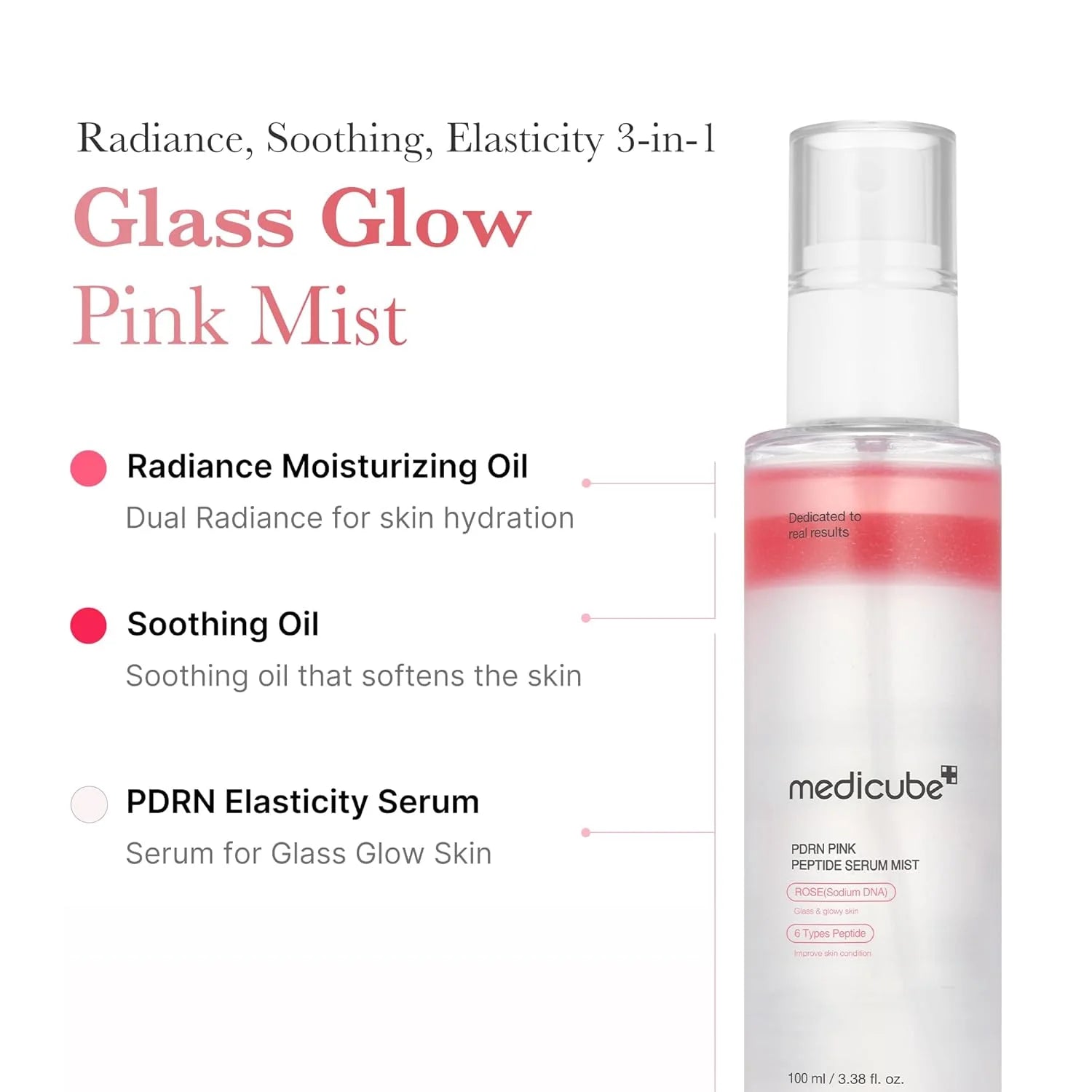 MEDICUBE - PDRN Pink Glutathione Serum Mist