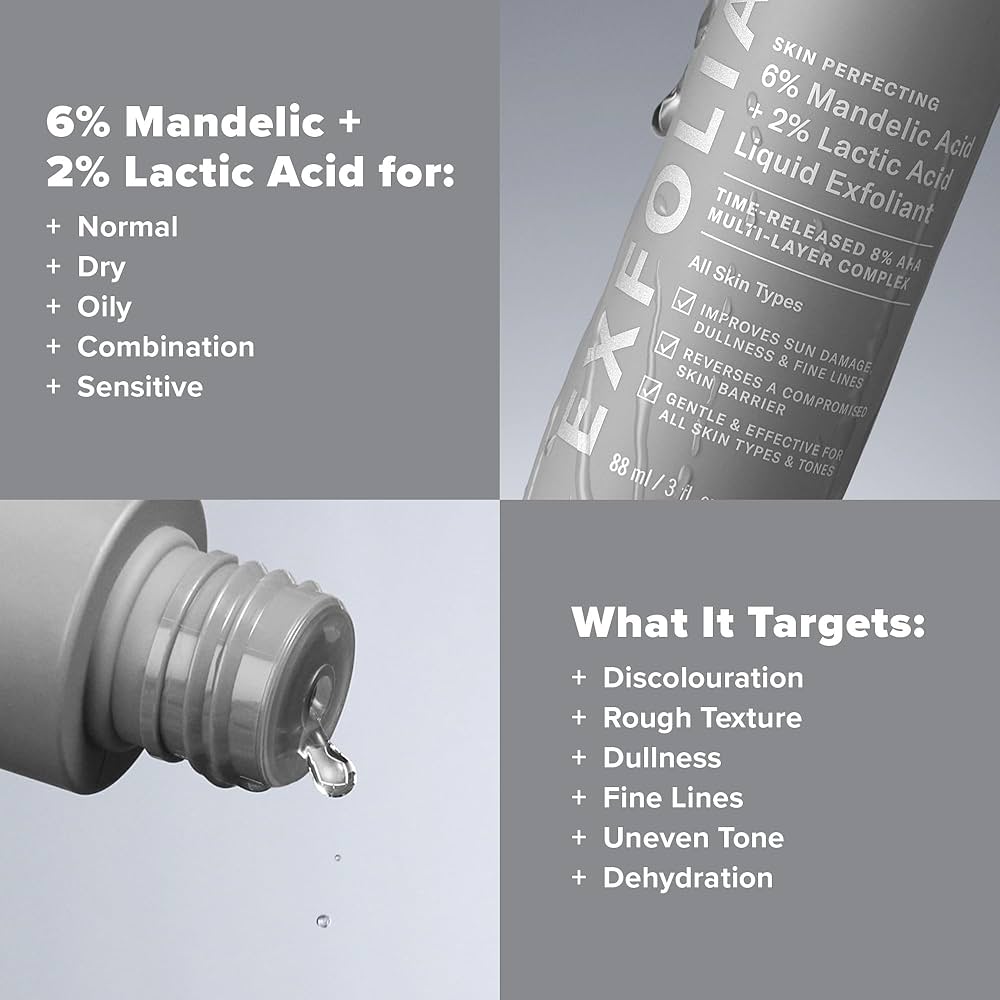 PAULA'S CHOICE - 6% Mandelic Acid + 2% Lactic Acid Liquid Exfoliant