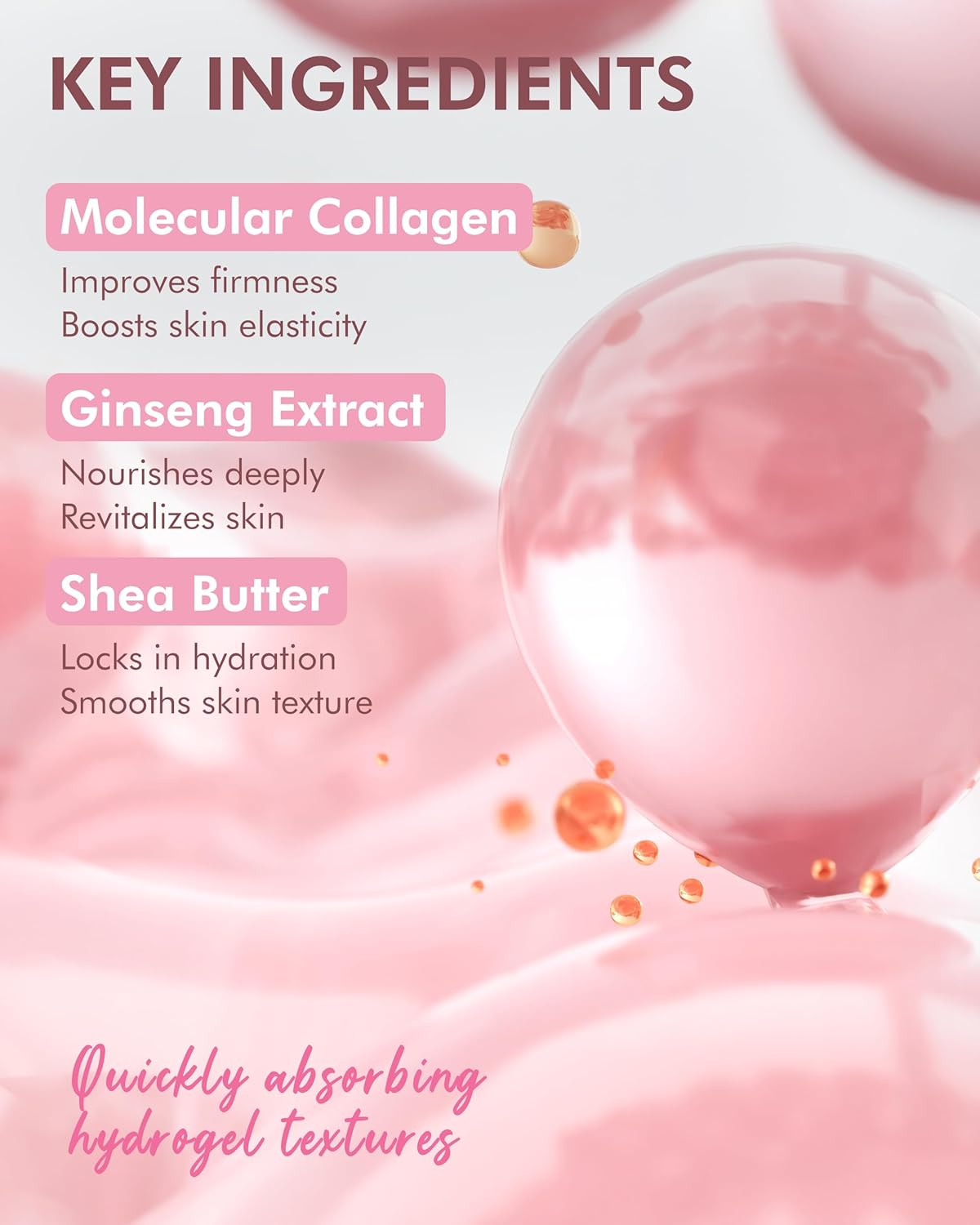DERMAL - Seoul Face Collagen Hydrogel Melting Mask