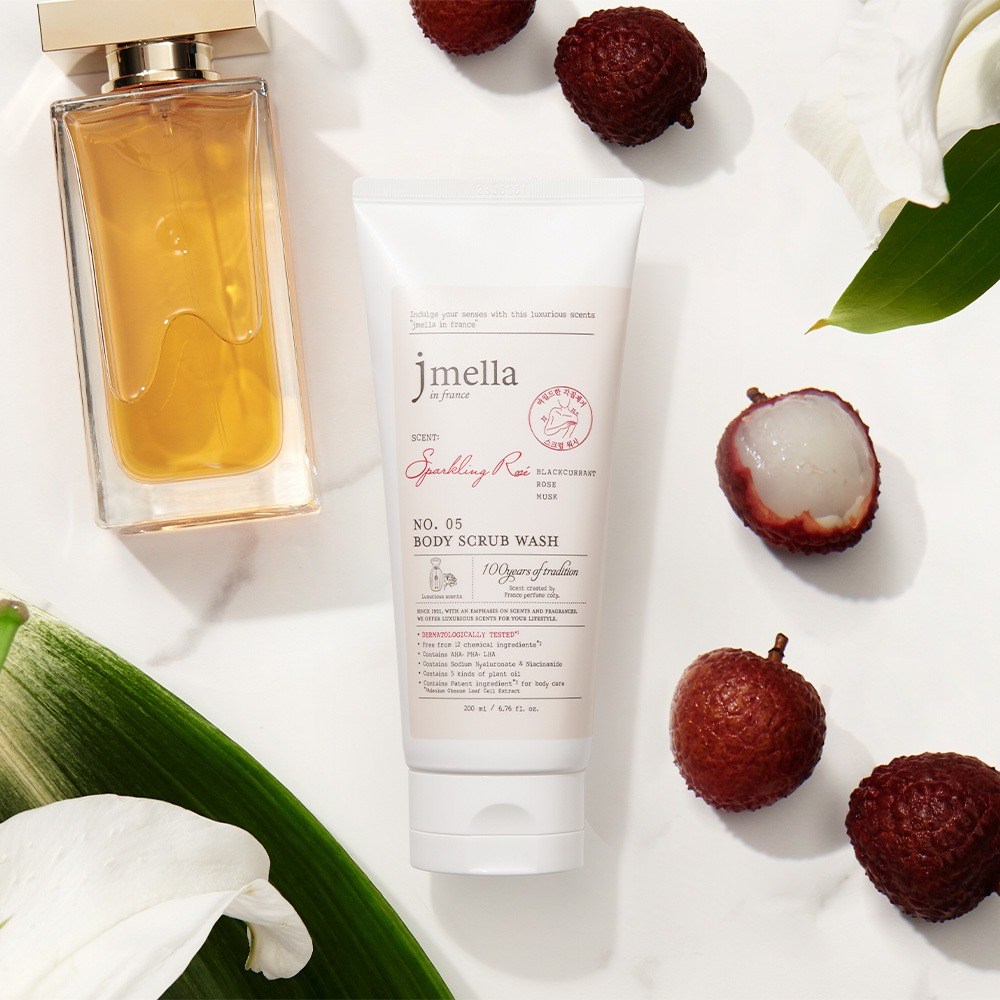 JMELLA IN FRANCE - Sparkling Rose Body Scrub Wash