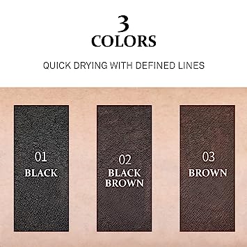 COSNORI - Superproof Fitting Brush Eyeliner