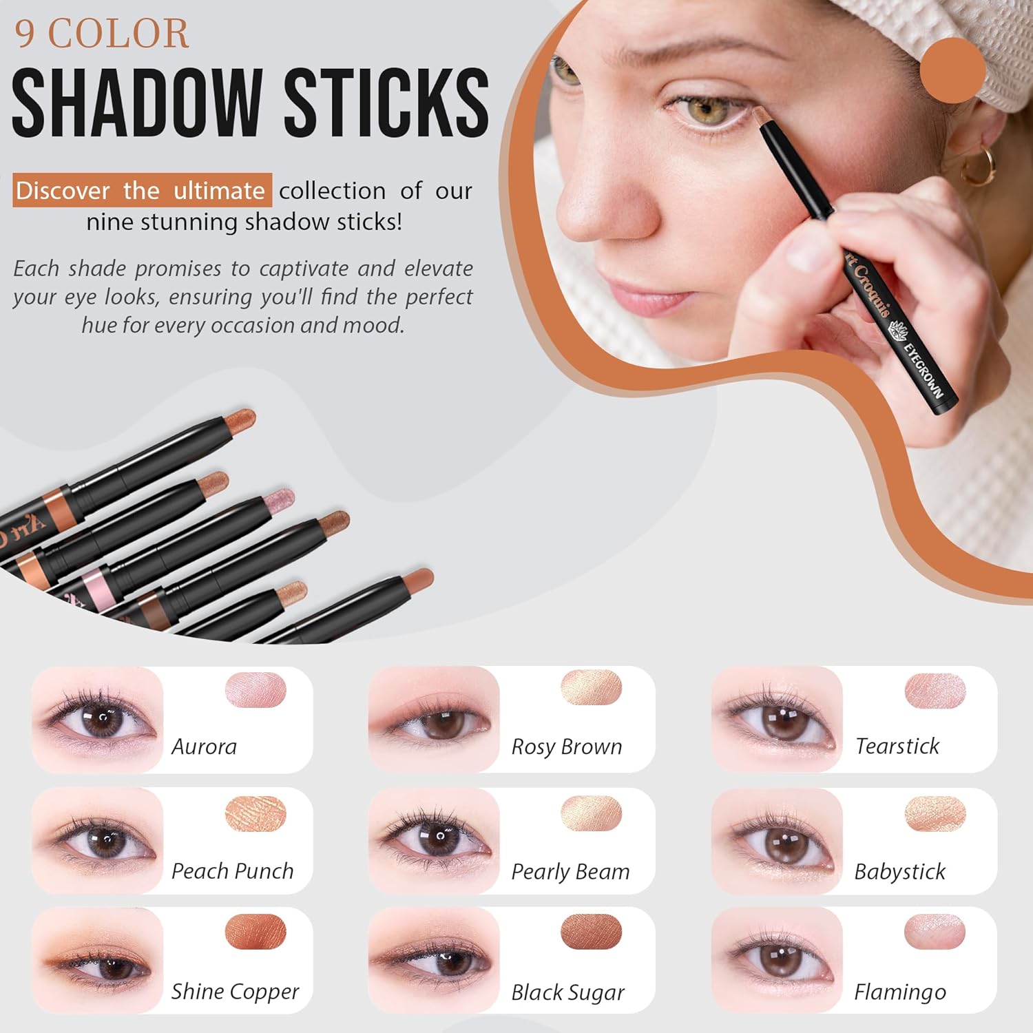 MAKEHEAL - Eyecrown Art Croquis Stick Shadow Fanta Stick