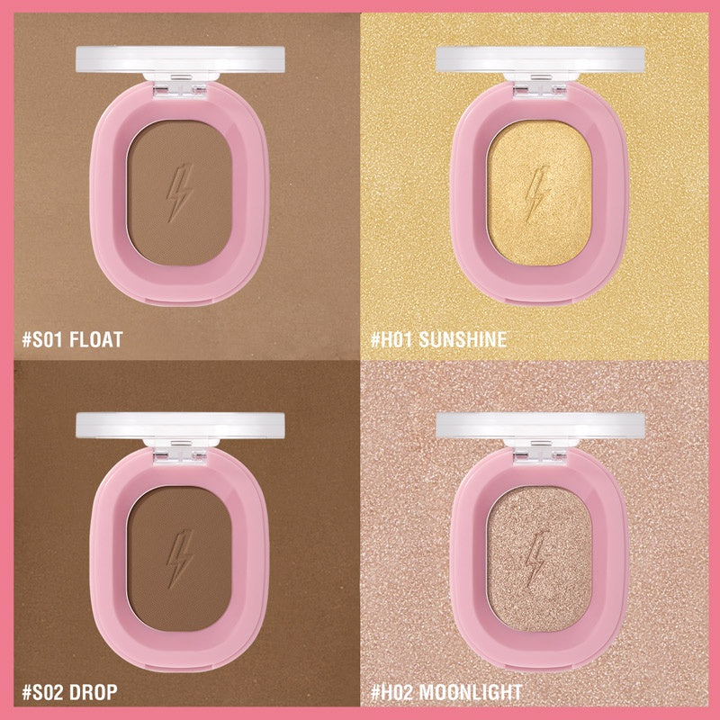 PINKFLASH - Shimmer Highlighter & Matte Contour Powder