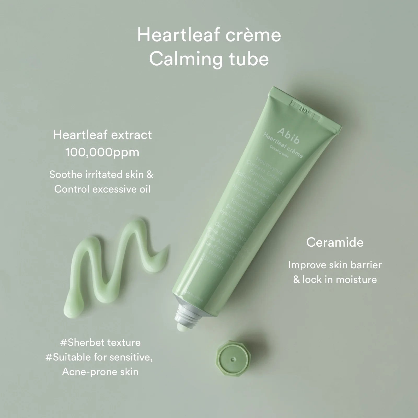 ABIB - Heartleaf Creme Calming Tube