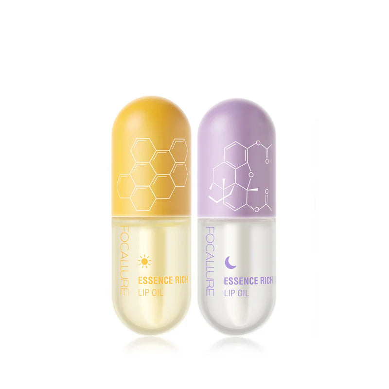 FOCALLURE - Essence Rich Lip Oil (Daily & Night Use Kit) – Korea
