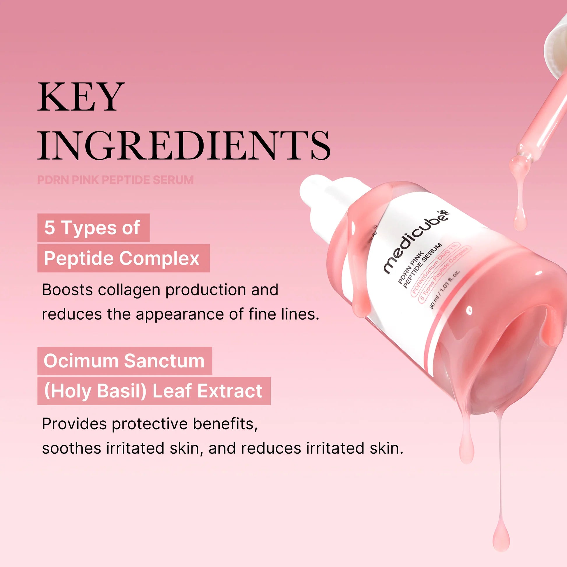 MEDICUBE - PDRN Pink Peptide Serum