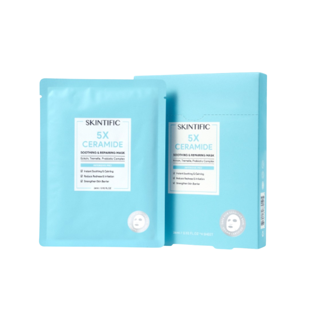 SKINTIFIC - 5x Ceramide Soothing & Repairing Mask Pack – Korea
