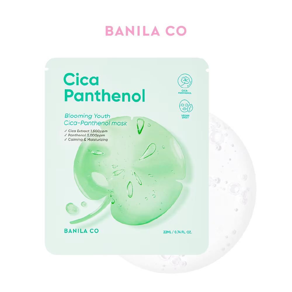 BANILA CO Blooming Youth Cica Panthenol Mask