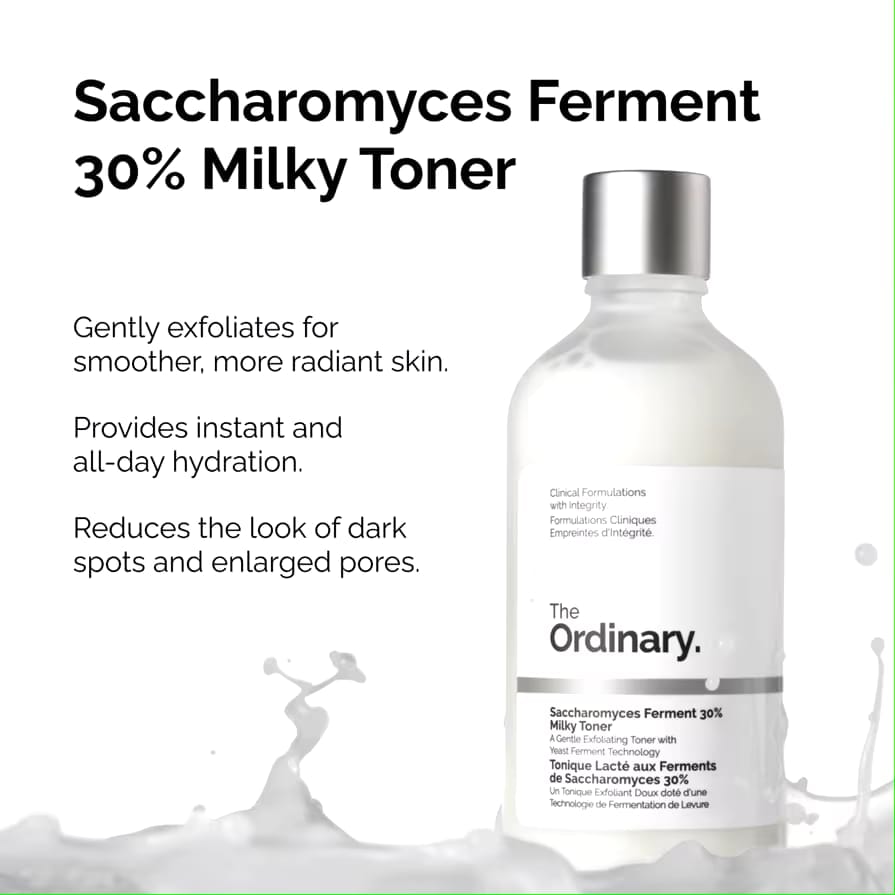 THE ORDINARY - Saccharomyces Ferment 30% Milky Toner