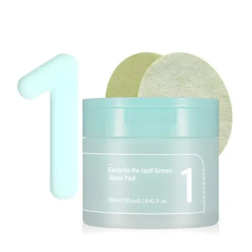 NUMBUZIN - No. 1 Centella Re-leaf Green Toner Pad