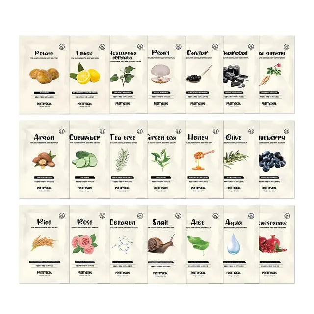 PRETTY SKIN - Total Solution Essential Sheet Mask