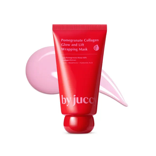 pomegranate glutathione and collagen by juccy Glow Lift Wrapping Mask 70ml cranberry and elderberry juice concentrates Cris Cosmetics Glowming POMEGRANATE Detox
