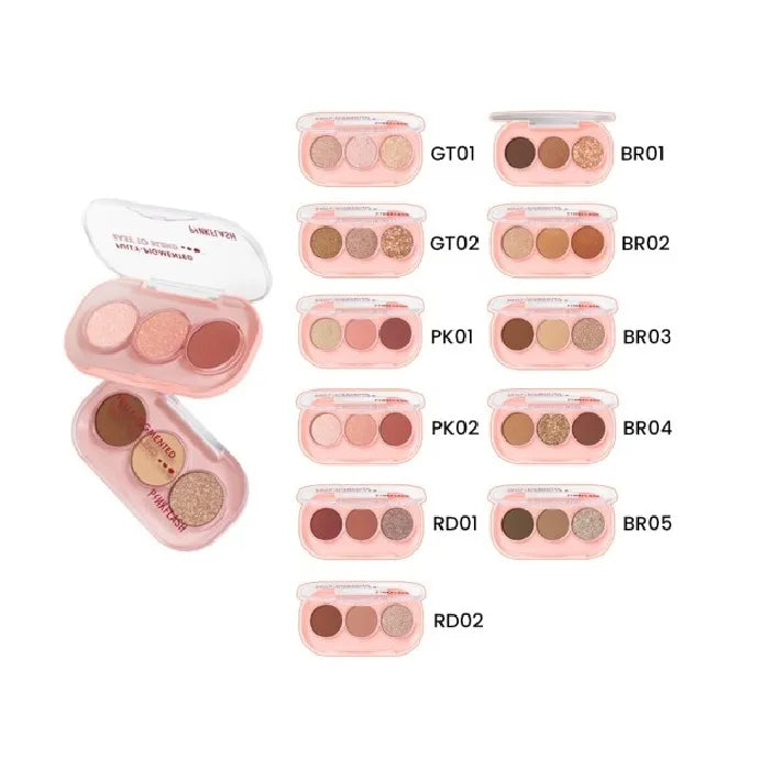 PINKFLASH - 3 Pan Eyeshadow