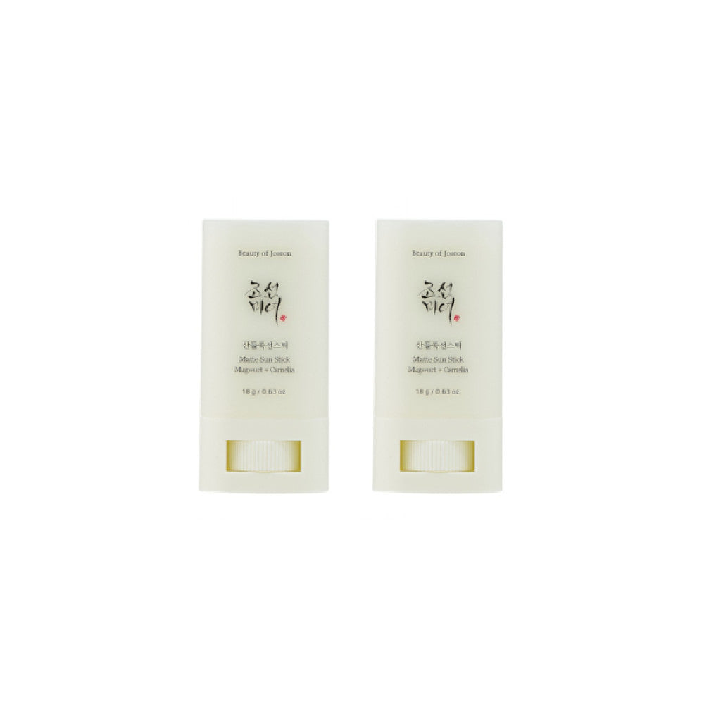 BEAUTY OF JOSEON - Matte Sun Stick: Mugwort + Camelia 2 Pack