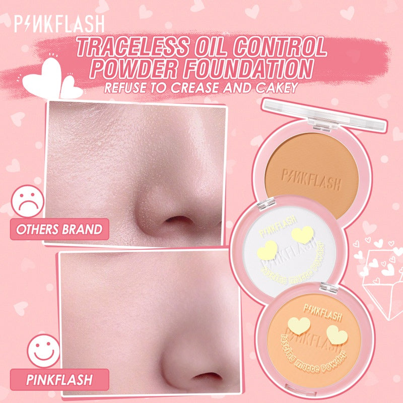 PINKFLASH - Lasting Matte Pressed Powder