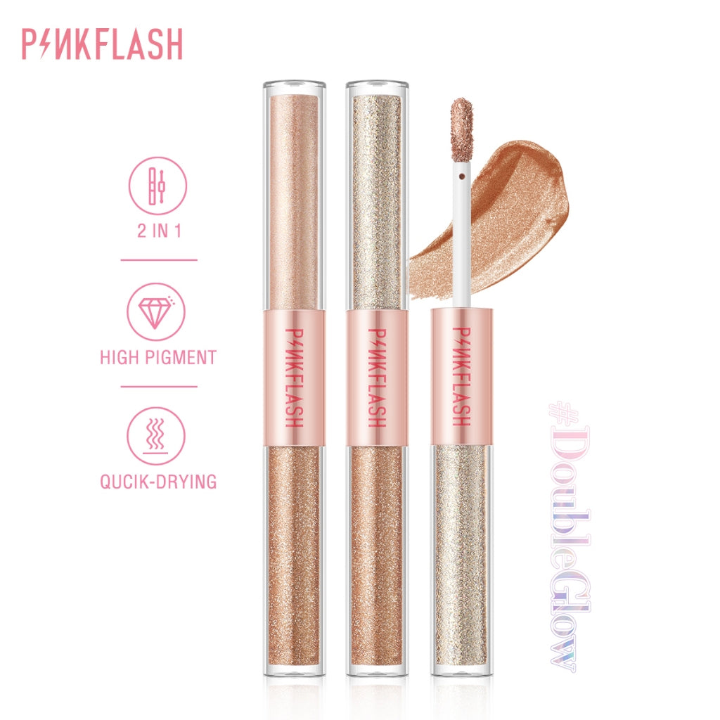 PINKFLASH - 2 in 1 All Glow Liquid Eyeshadow