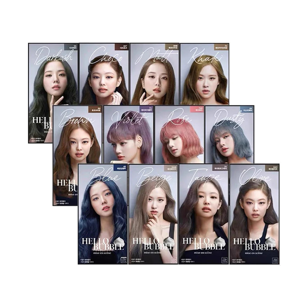 BLACKPINK Mise-en-scène コンプ MISE EN SCÈNE - Hello Bubble x Blackpink Foam Color Hair Dye
