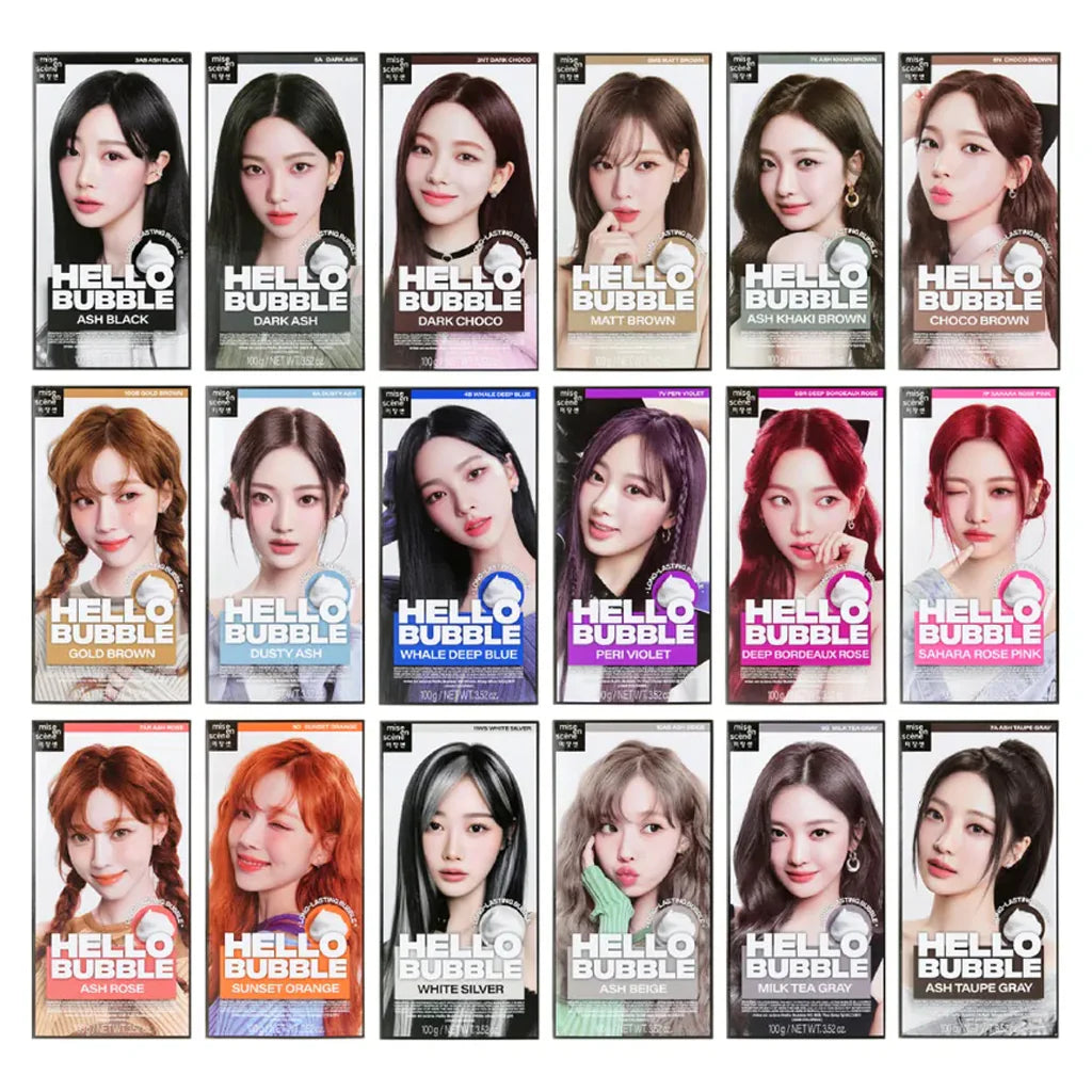 MISE EN SCÈNE - Hello Bubble Foam Color Hair Dye – Korea Cosmetics BN