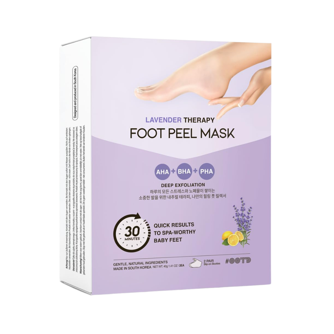 #OOTD - Lavender Therapy Foot Peel Mask