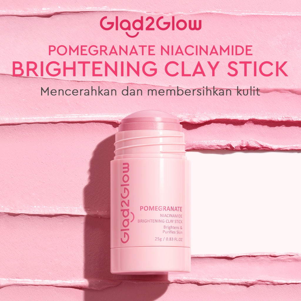 GLAD2GLOW - Pomegranate Niacinamide Brightening Clay Stick