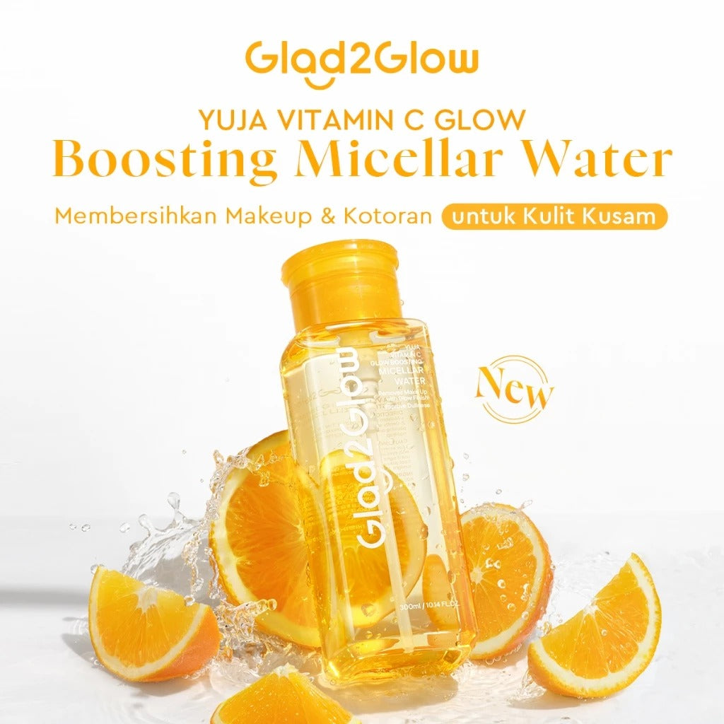 GLAD2GLOW - Yuja Vitamin C Glow Boosting Micellar Water
