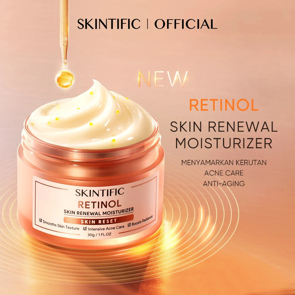 SKINTIFIC - Retinol Skin Renewal Moisturizer