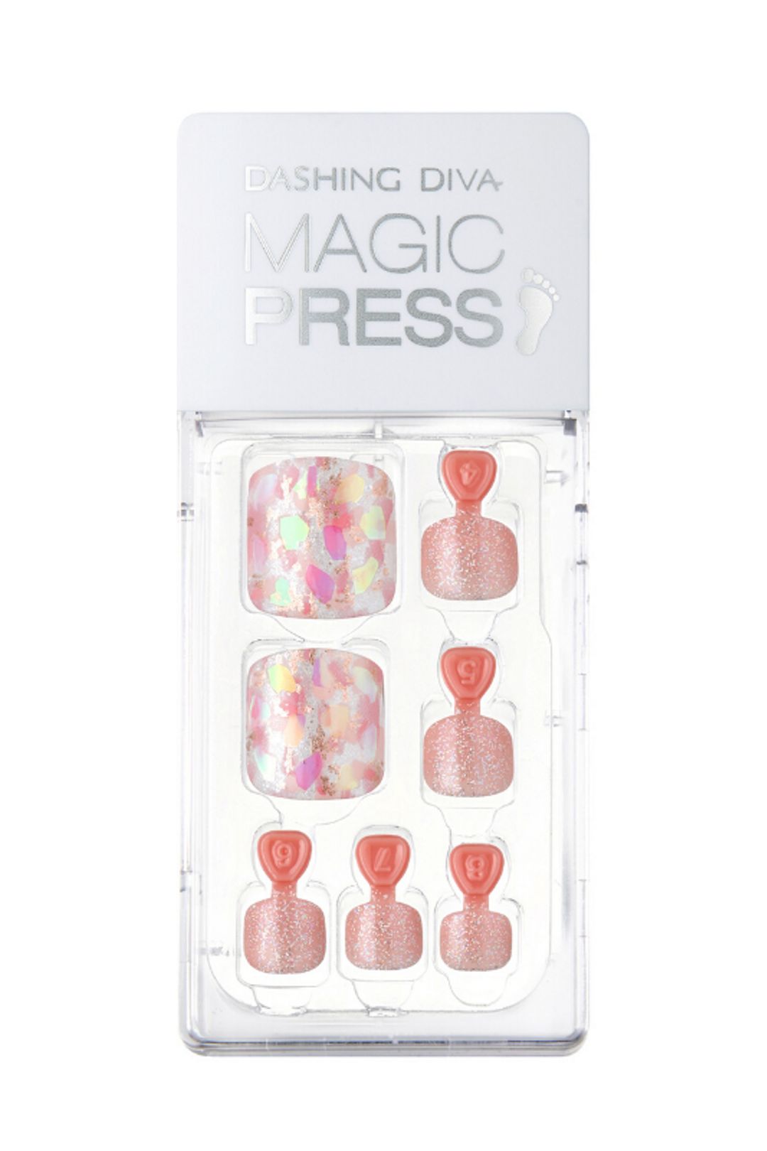 Dashing Diva - Magic Press Pedi Dazzling Pink