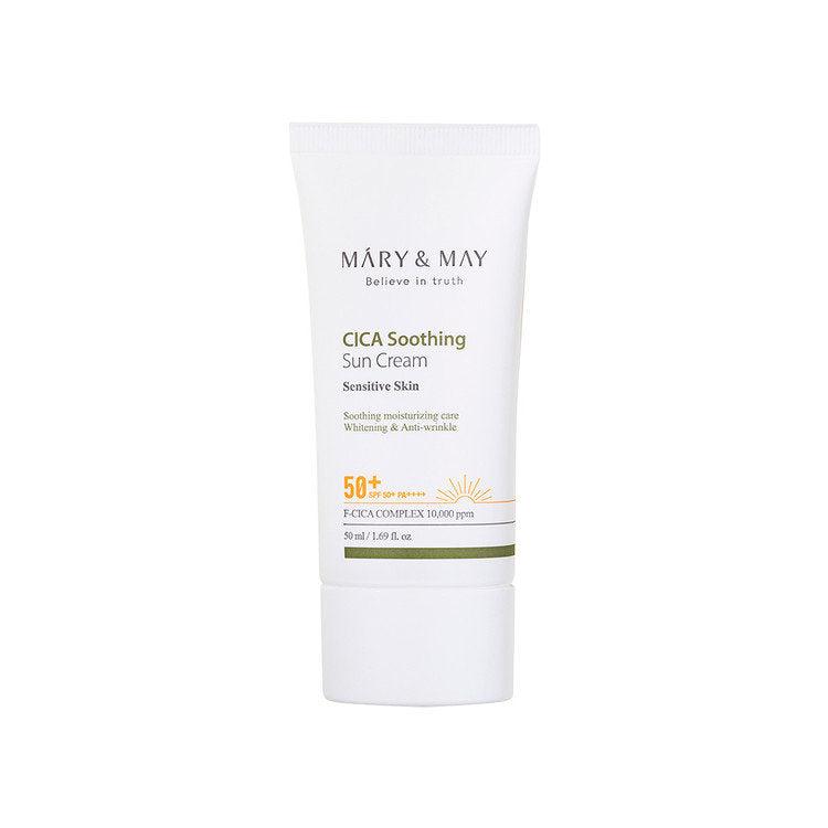 MARY & MAY - Cica Soothing Sun Cream SPF50+ PA++++