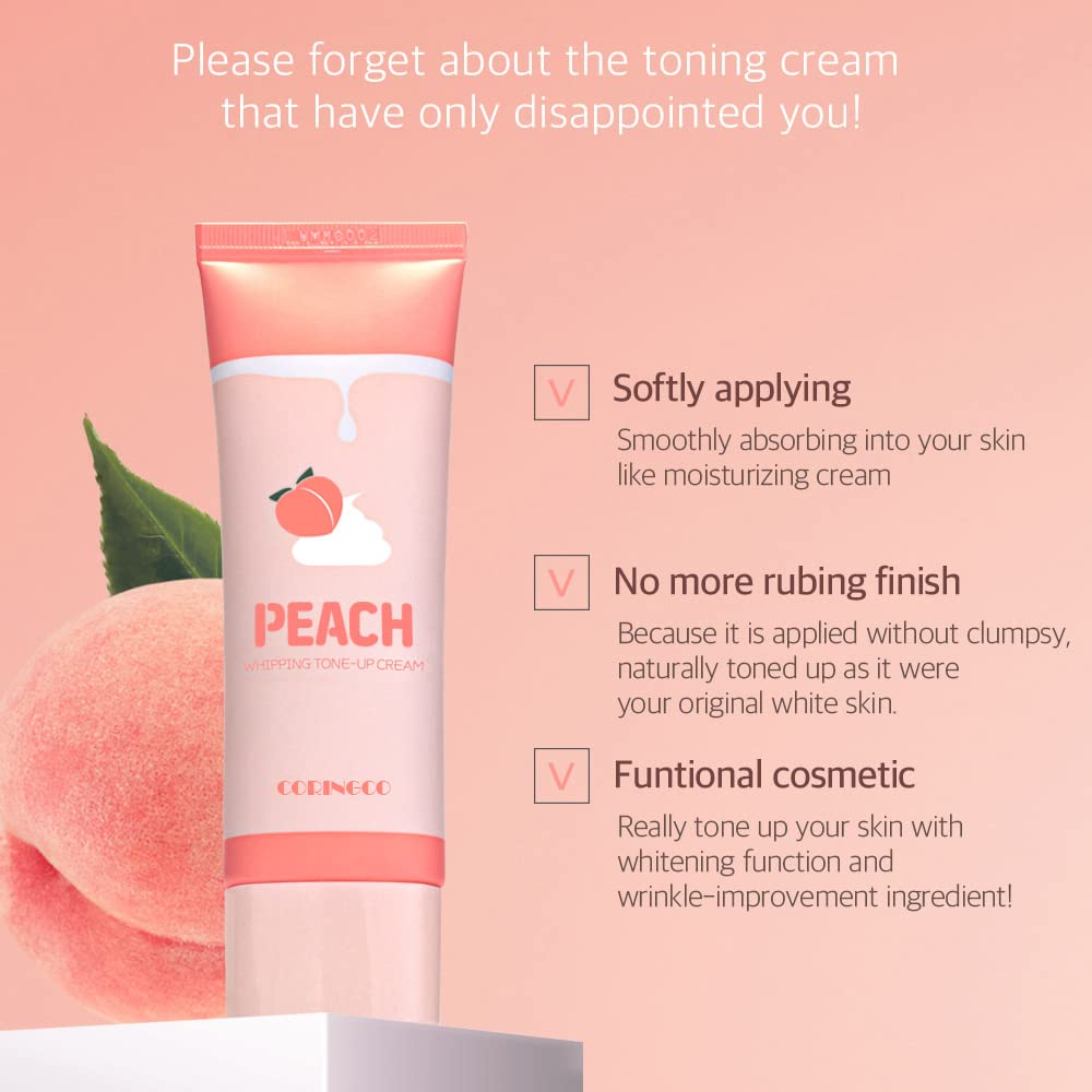 CORINGCO - Peach Whipping Tone Up Cream