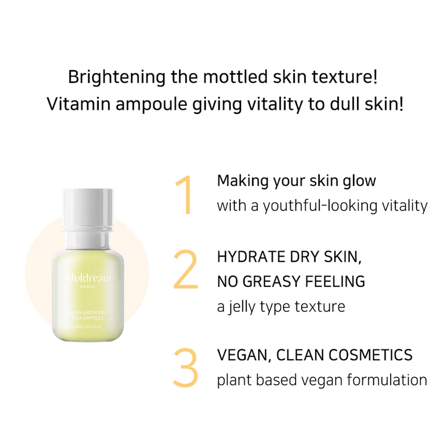 MULDREAM - Vegan Green Mild Vita Ampoule