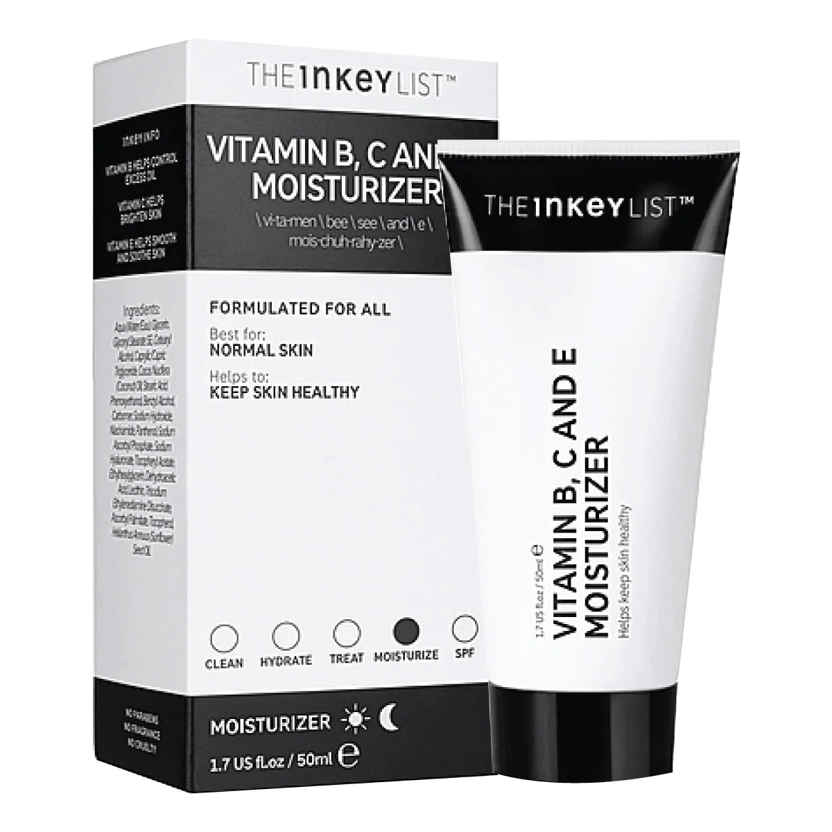 THE INKEY LIST - Vitamin B, C And E Moisturizer