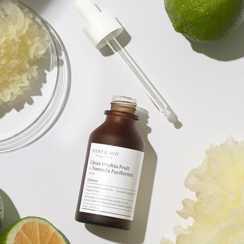 MARY & MAY - Citrus Unshiu Fruit + Tremella Fuciformis Serum