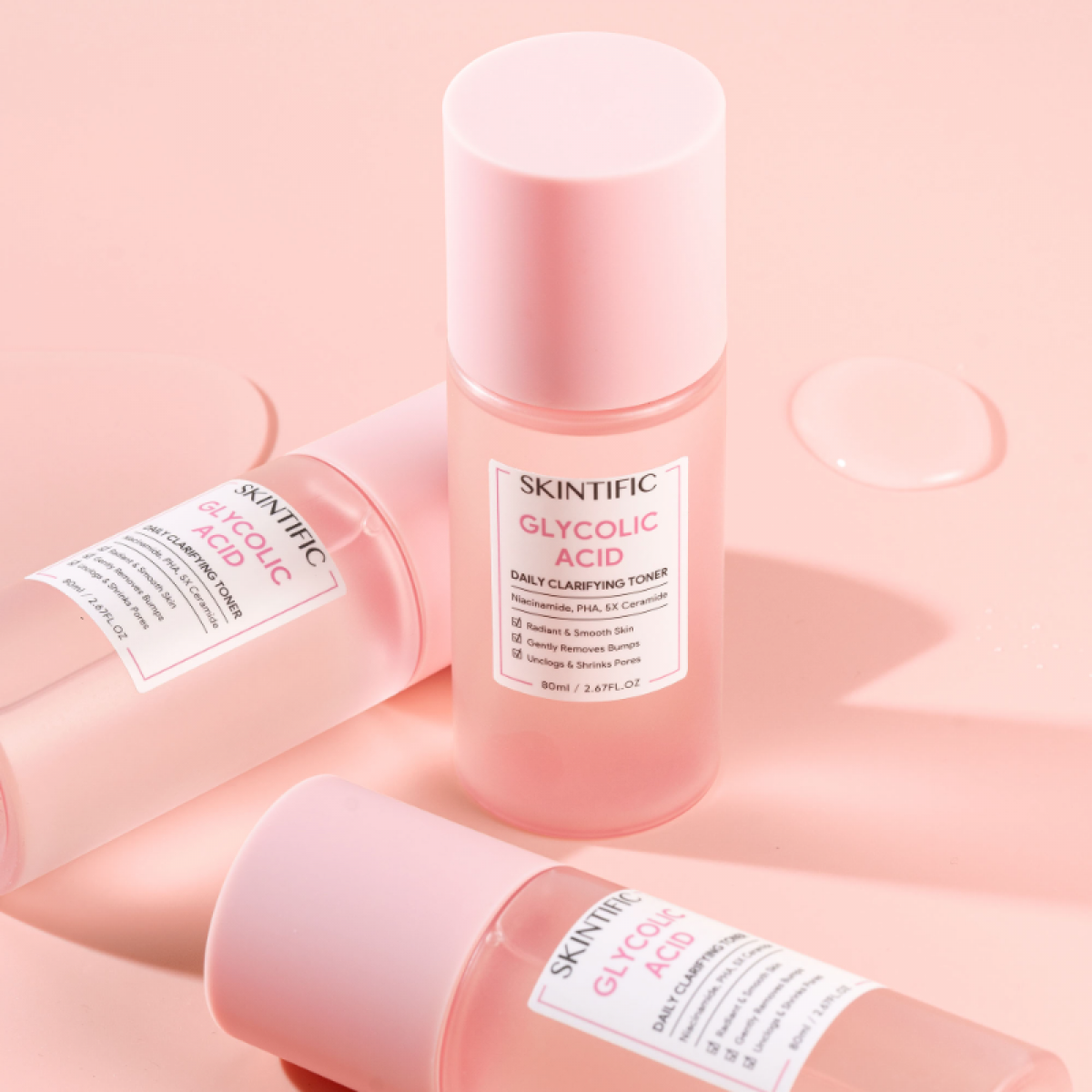 SKINTIFIC - Glycolic Acid Daily Clarifying Toner