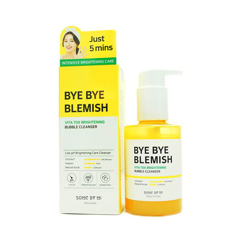 SOME BY MI - Bye Bye Blemish Vita Tox Brightening Bubble Cleanser