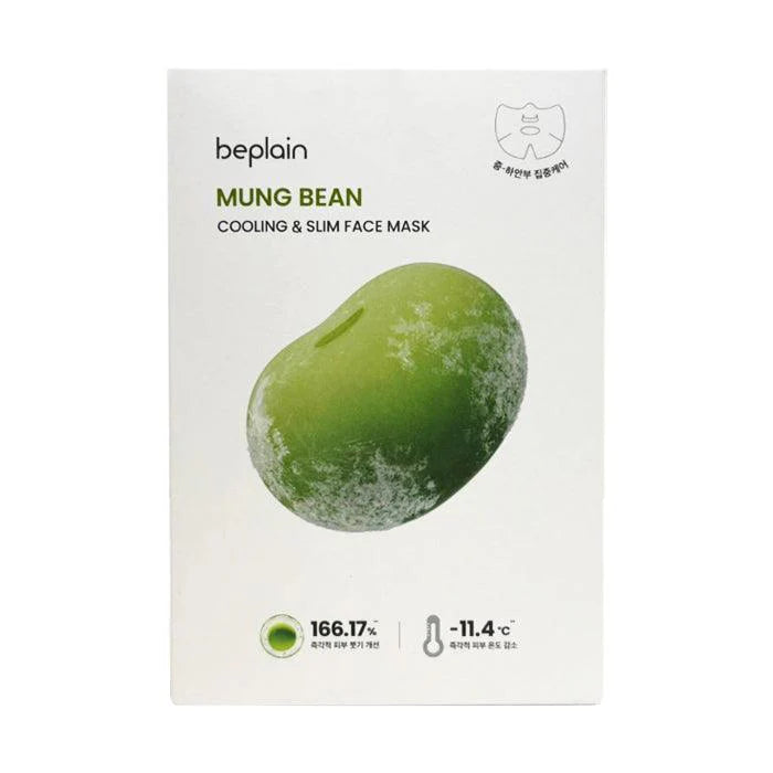 BEPLAIN - Mung Bean Cooling & Slim Face Mask