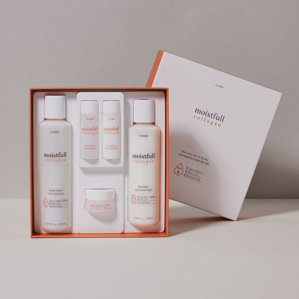 ETUDE - Moistfull Collagen Skin Care Set - Korea Cosmetics BN