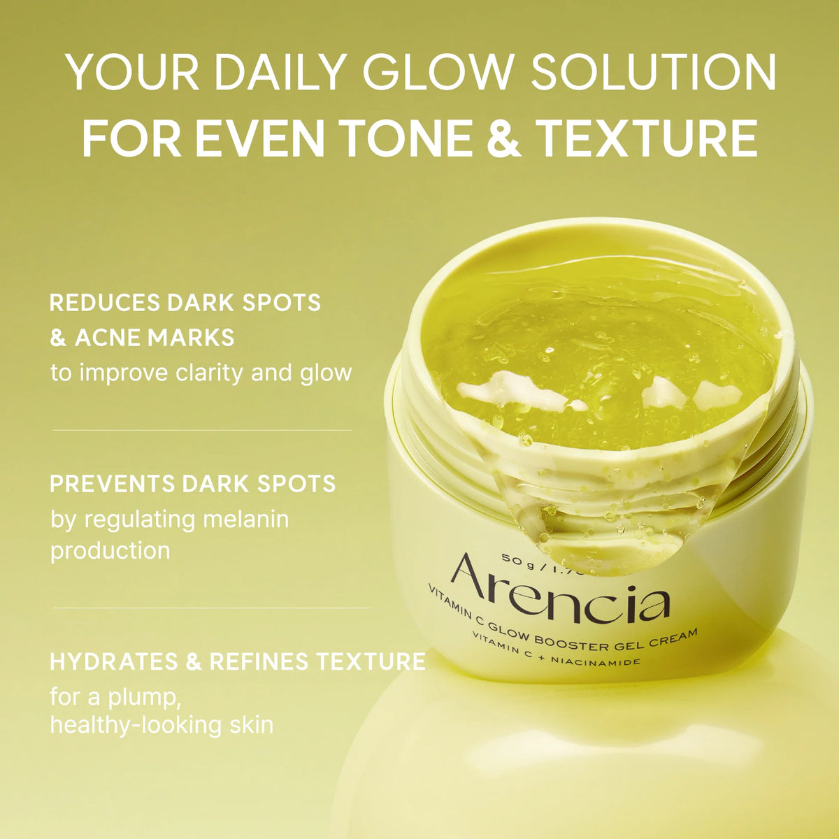 ARENCIA - Vitamin C Glow Booster Gel Cream