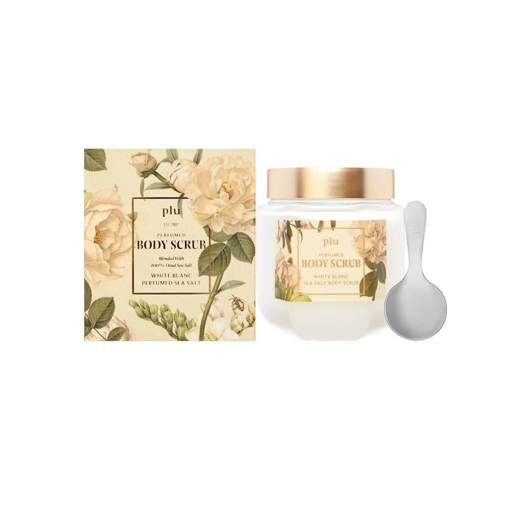 plu Perfumed Sea Salt Body Scrub White Blanc