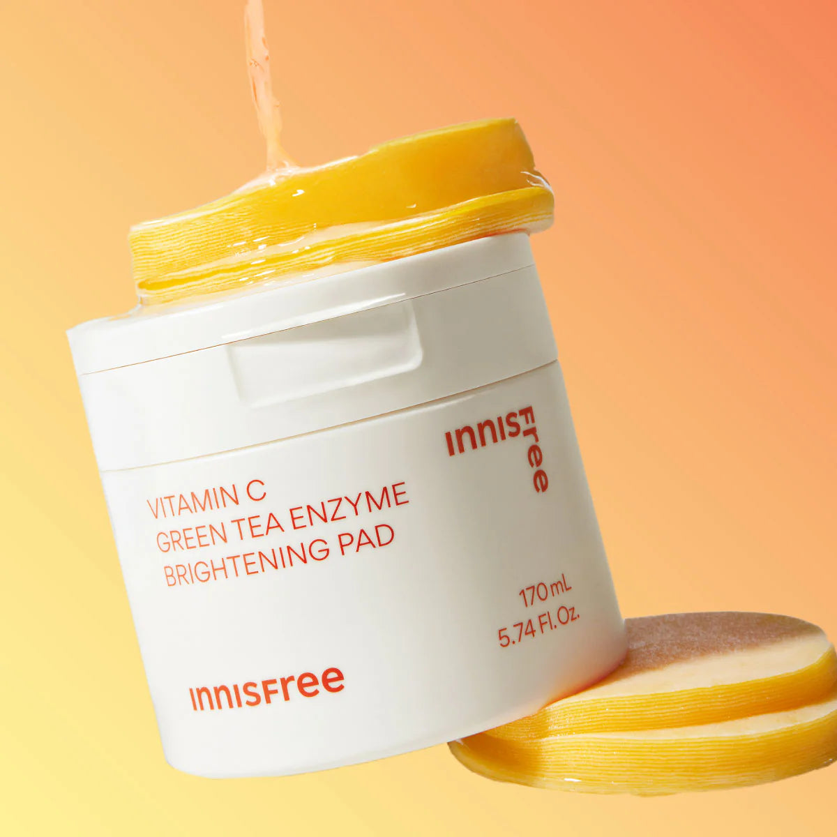INNISFREE - Vitamin C Green Tea Enzyme Brightening Pad