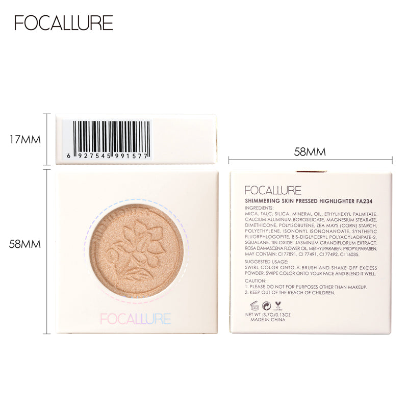 FOCALLURE - FA234 Shimmering Skin Pressed Highlighter