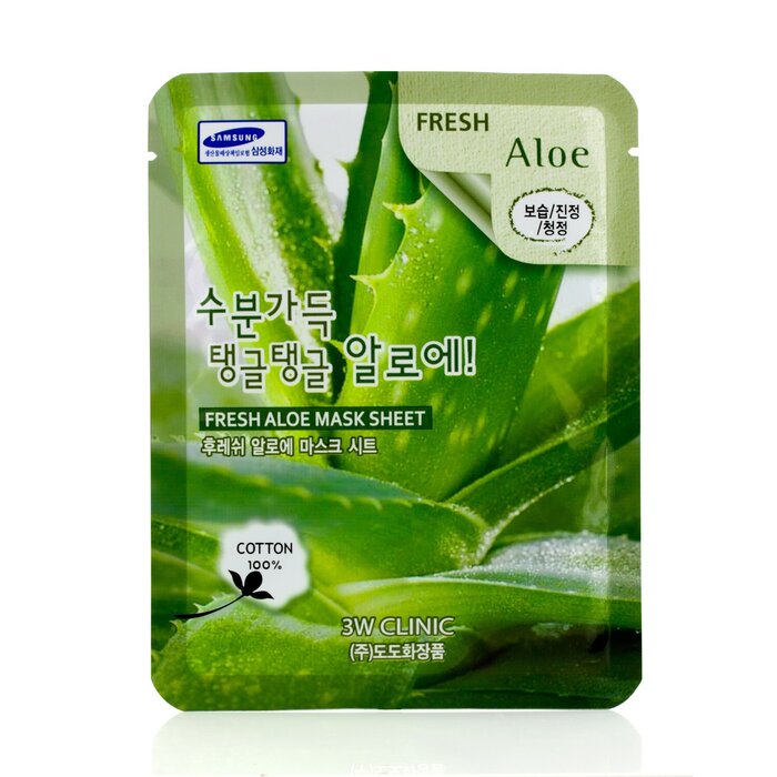 3W CLINIC - Fresh Mask Sheet #Aloe (Discounted)