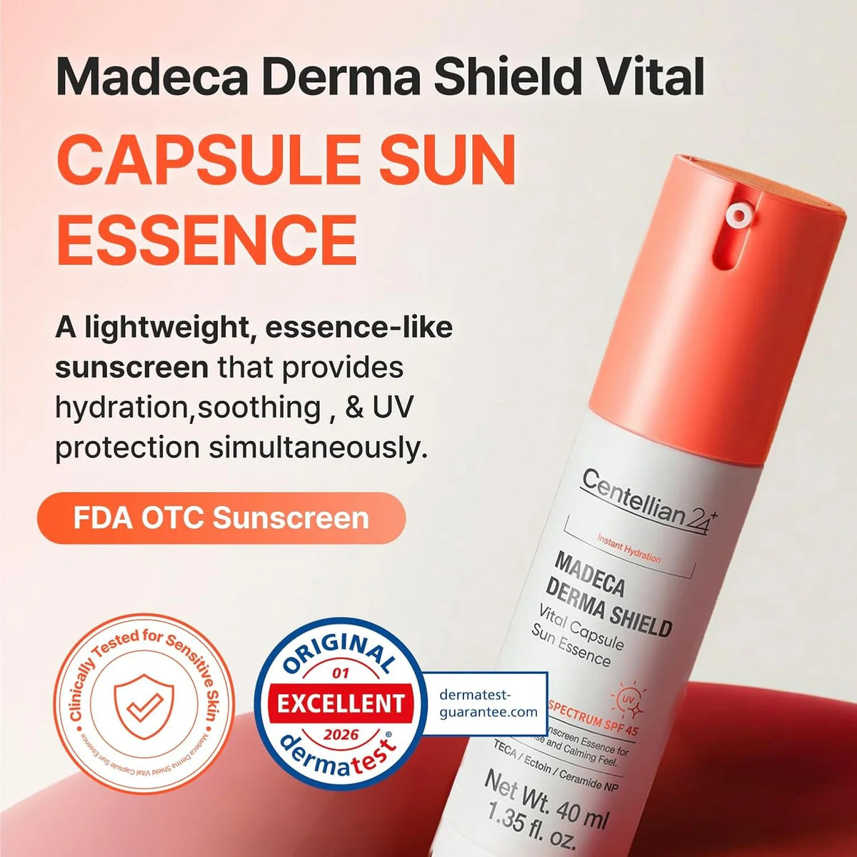 CENTELLIAN24 - Madeca Derma Shield Vital Capsule Sun Essence