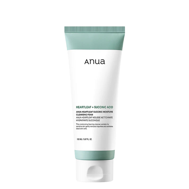 ANUA - Heartleaf Succinic Moisture Cleansing Foam
